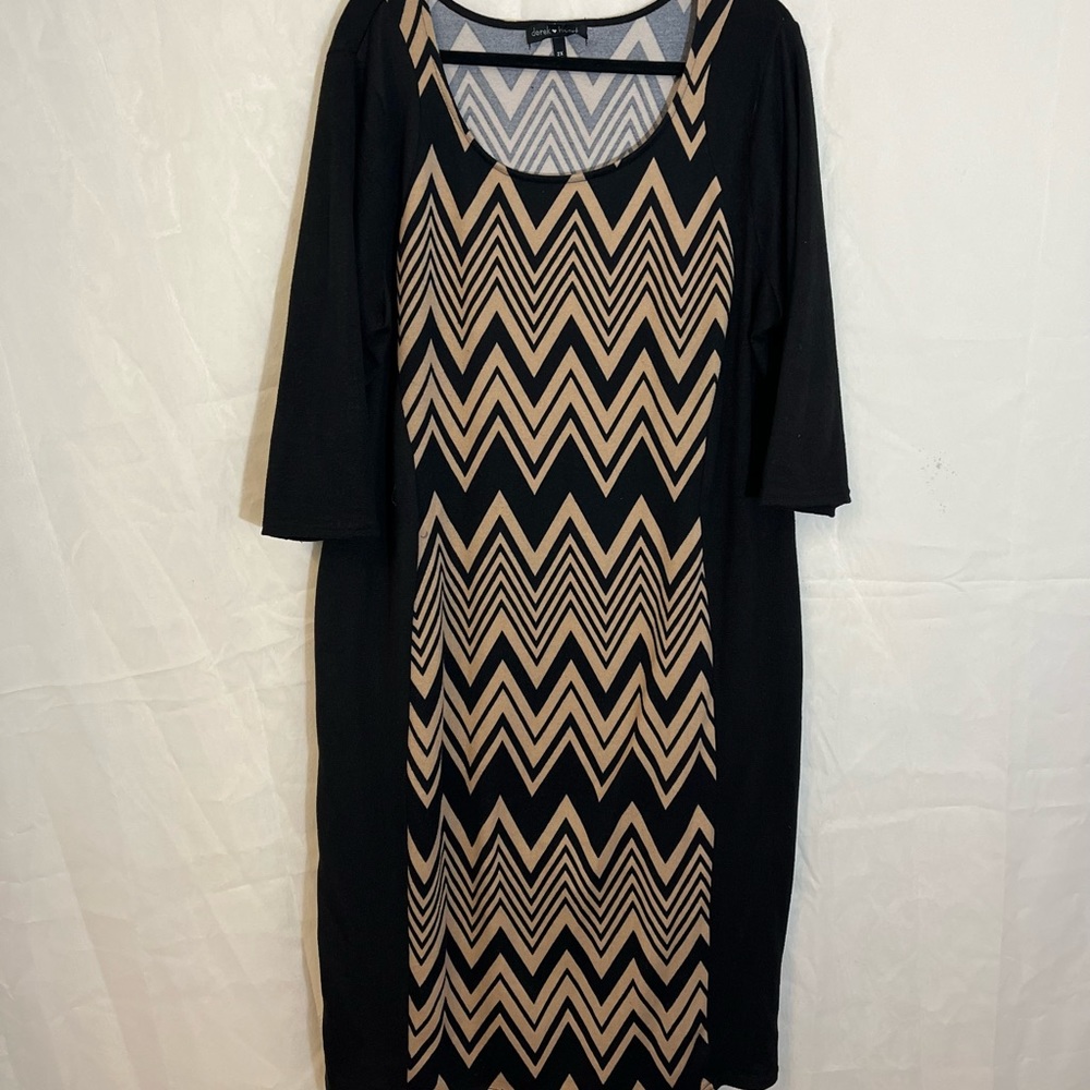 Black and Tan Dress